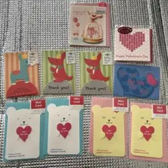 【新品】 ミニメッセージカード セット可愛い☆