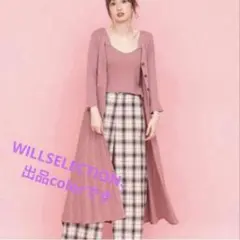 WILLSELECTION、ニットワンピース 3way