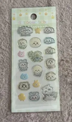 ちいかわベビー　ミニミニぷっくりシール　仲間たち