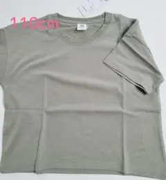 デビロック　バックプリントTシャツ　110cm カーキ