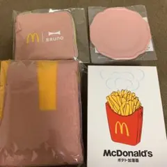 マクドナルド　福袋　2024 BRUNO(ブルーノ) コラボ　4点セット　ピンク