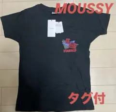 MOUSSY 半袖カットソー ブラック 新品 タグ付　マウジー　匿名配送のサムネイル
