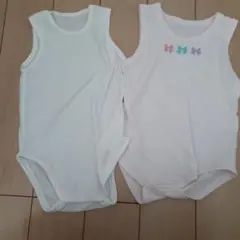 メッシュロンパース肌着2点セット　90サイズ
