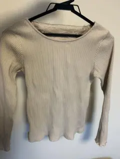 長袖トップス ベージュ