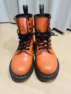 【希少オレンジカラー】ドクターマーチン　8ホールブーツ　23㎝　UK4