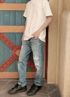 UNIQLO ダメージデニム 28(ウエスト71cm)