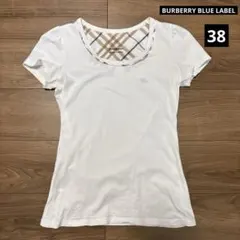 BURBERRY BLUE LABEL 半袖Tシャツ ホワイト　38のサムネイル