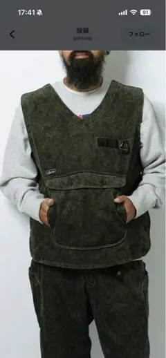 Carhartt リメイクハンティングベスト US三軒茶屋 - メルカリ