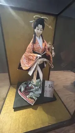 ガラスケース入り 日本人形 和風人形 桃山 - メルカリ