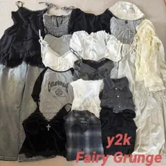 y2k★まとめ売り★フェアリーグランジ★ダークコア★白黒★00s★平成ギャル★M