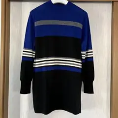 【オッジクラブ】ウール100% 長袖チュニックセーター M〜Lサイズ