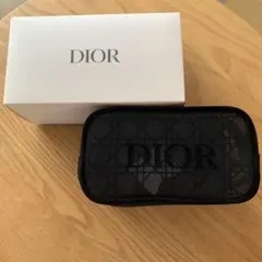 DIORブラックメッシュポーチ ノベルティ