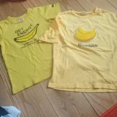 バナナデザイン Tシャツ 2枚セットのサムネイル