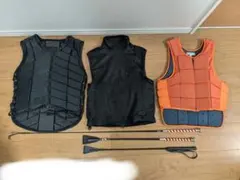 승마 보호대 3개 및 채찍 3개 대량 판매