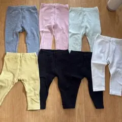 UNIQLOリブレギンス８０　７点セット