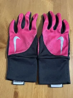 Nike ピンク ブラック 手袋　Sサイズ