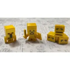 マイクラ ミニフィギュア⑥【ゴールド3体セット】