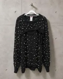 【限定値下】J1U♡メニーパールニットボレロ＆キャミチュニックのサムネイル