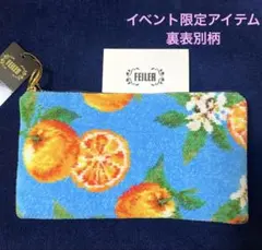 フェイラー　ネロリ　パスザバトン　花柄　オレンジ　ポーチ　限定　レア