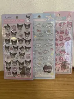 新品未開封　ボンボンドロップシール マイメロディ　クロミ　シナモンロール