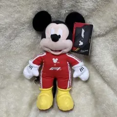 限定品 F1 2026× ディズニー コラボ ミッキー キーホルダーぬいぐるみ