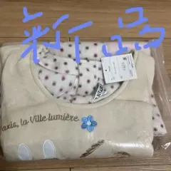 おてんばママ　フリースあったか保育士スモック真冬の朝でも暖かい！