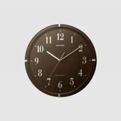 RHYTHM 掛け時計 8MY501SR06 茶色 直径約30cm　新品未使用