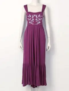 snidel 2way ビーズ オールインワン ロングパンツ ロンパース