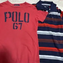 【2着セット】ポロラルフローレン トミーヒルフィガー　男の子Tシャツ