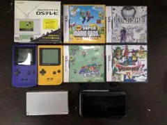 値引します。ニンテンドーのDSライトとゲームボーイカラーなどゲーム機4台とソフト
