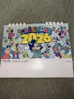 ◆新品未開封◆ミッキーマウス 卓上カレンダー 2026・2027のサムネイル