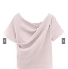 ドレープカシュクールトップス　dk1413 GRL グレイル