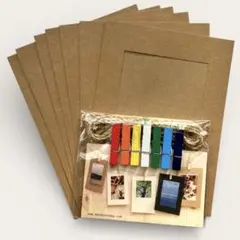 ペーパーフォトフレームセット　インテリア　飾り　写真