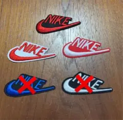 NIKE刺繍ロゴワッペン3個セット