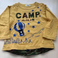 DOUBLE.B 長袖　Tシャツ　重ね着風