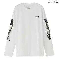 新品　THE NORTH FACE 長袖Tシャツ ロンT 白 Lサイズ