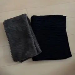 フリース・ニット ネックウォーマー 2点セット