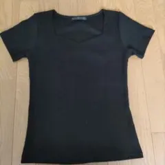 GORGE 半袖 リブTシャツ ブラックのサムネイル