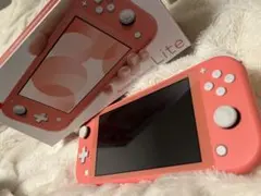 Switch lite コーラルピンク