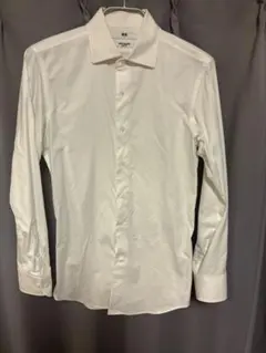 UNIQLO スーパーノンアイロン スリムフィットシャツ 白 S