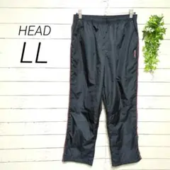 【美品】ヘッド　HEAD　ナイロンパンツ　シャカシャカパンツ　LL　ネイビー