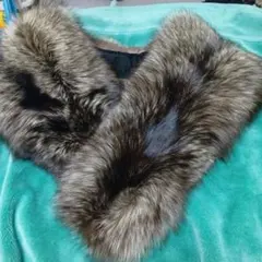 サガフォックス　ロイヤル　シルバーフォックス　大判　ストール　ショール