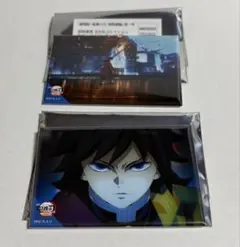 鬼滅の刃　冨岡義勇　全方位コレクション缶バッジ　2点セット　劇場版　無限城編