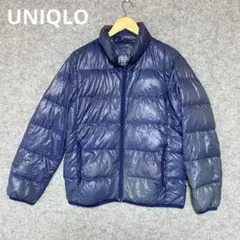 UNIQLO ネイビー ダウンジャケット フルジップ