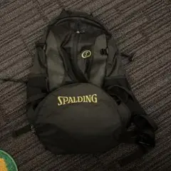 SPALDING ブラック バック　リュック　黒 スポルディング