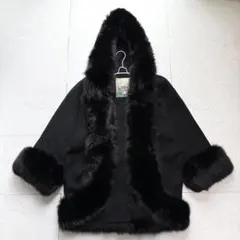【伊太利屋】イタリヤ　羊皮　毛皮　ブラック　ロングコート 2025年最新】伊太利屋 レディース 毛皮・ファーコートの人気アイテム