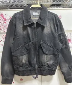 ANDER HUNK アンダーハンク　オーバーダイデニムフライトジャケット