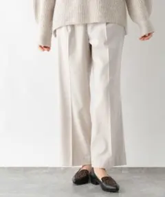 GLOBAL WORK あったかウツクシルエットストレートパンツ