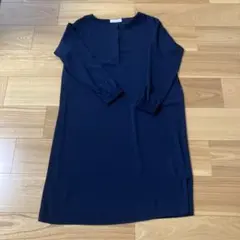 GREEN LABEL RELAXING ネイビー ワンピース ￼フリーサイズ