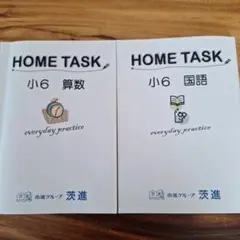 HOME TASK 小6算数　中高一貫校受検　私立受験　対策テキスト　授業復習